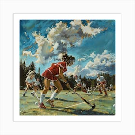 Field Hockey 13 Art Print