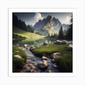 Landscape - Landscape Stock Videos & Royalty-Free Footage 12 Art Print