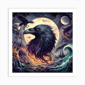 Raven 1 Art Print