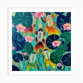 Pond life Art Print