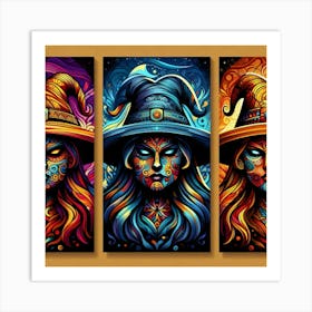 Witches 7 Art Print