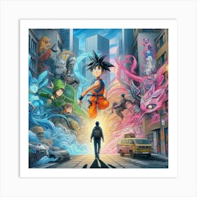 Dragon Ball Z 4 Art Print