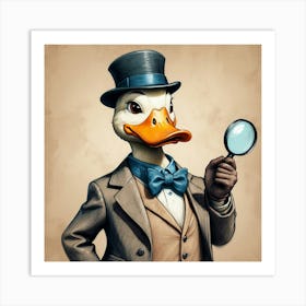 Detective Duck 21 Art Print