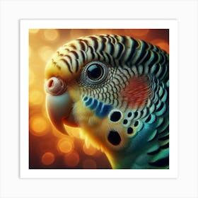 Parrot Portrait Art Print