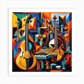 Musical Instruments Art Print