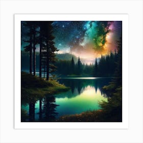 Milky Way 55 Art Print