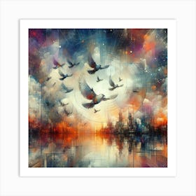 Flight Abstract Art Print