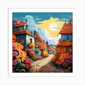 Little Village Art Print