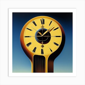 Clock Art Print