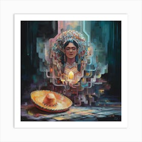 Mexican Woman Art Print