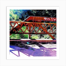 Bridge Over Little River Art Print