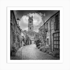 Classical Circus Lane Edinburgh Art Print