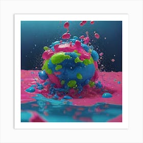 Splatter Art Print