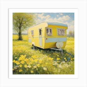 Buttercup Field Art Print