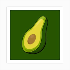 Avocado Art Print