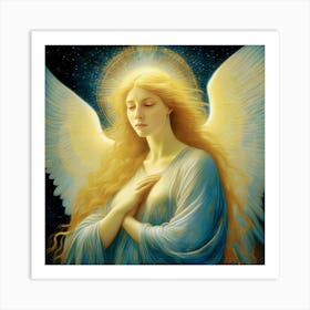 Golden Angel Art Print