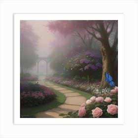 Rose Garden Art Print