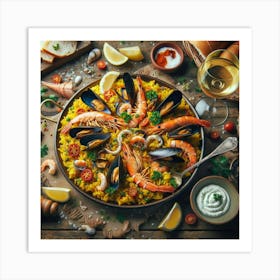 Spanish Paella Art Print