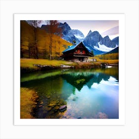 House In The Mountains 1 Art Print