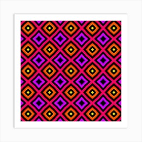 Squares Modern Backgrounds Texture 1 Art Print