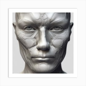 Head Of A Man 11 Art Print