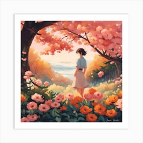 Cherry Blossoms Art Print