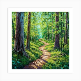 Path In The Woods Art Print