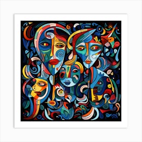 Abstract Painting 214 Art Print