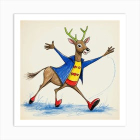 Reindeer 2 Art Print