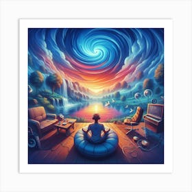 Psychedelic Painting Art Print