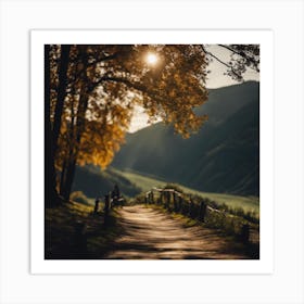 Autumn Path 5 Art Print