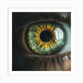 Close Up Of An Eye Art Print