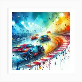 Racing Cars 1 Art Print
