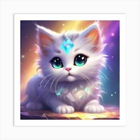 Cute Kitten 1 Art Print