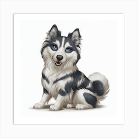 Husky Dog 3 Art Print