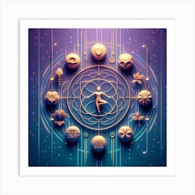 Shamanic Symbol Art Print