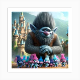 Trolls 3 Art Print