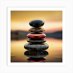 Balancing Stones 1 Art Print