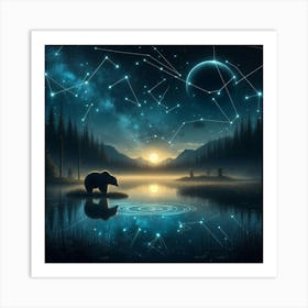 Constellations In The Sky Art Print