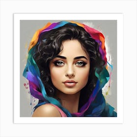 Portrait Of A Woman Art Print