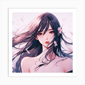 Anime Girl (34) Art Print