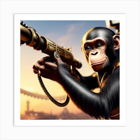 The Monkey Art Print