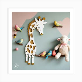 Giraffe Wall Art 1 Art Print