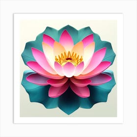 Lotus Flower 4 Art Print