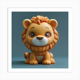 Cute Lion 2 Art Print