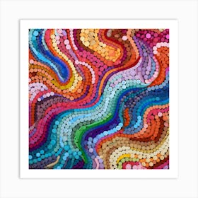 Colorful Swirls Art Print