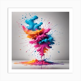 Color Splash Art Print