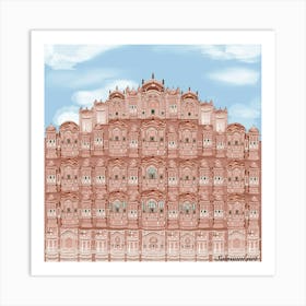 Hawa Mahal Art Print