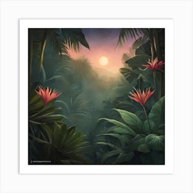 Tropical Jungle Art Print