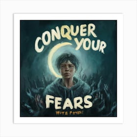 Conquer Your Fears 1 Art Print